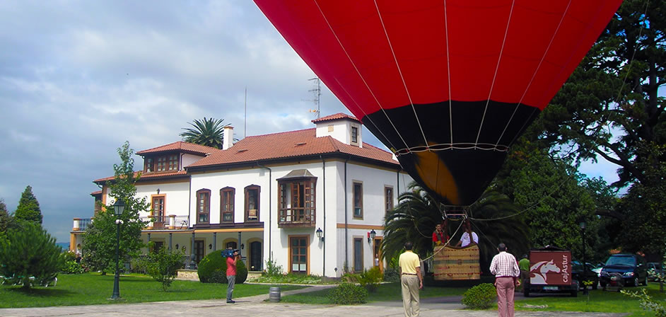 Paseo en globo sobre Gijón